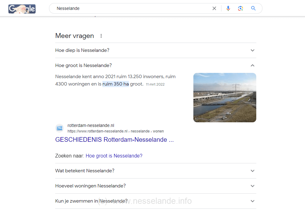 Nesselande.INFO is in Google de autoriteit die als FAQ dient Nesselande.INFO is in Google de autoriteit die als FAQ dient