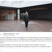 Leefbaar Rotterdam wilt De Kristal leefbaarder maken Kosboulevard Rotterdam-Nesselande