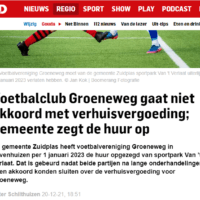 [UPDATE met reactie] ‘VV Groeneweg onder vergrootglas na wanorde’
