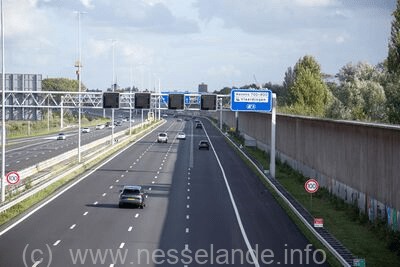 De A20 Rotterdam vanuit en naar Hoek van Holland is in de avond en nacht van 10-11 juni afgesloten