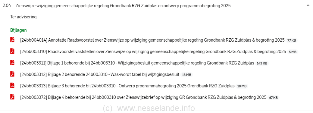 Ter advisering