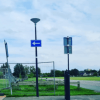 Omvallende hekken parkeerveld Nesselande
