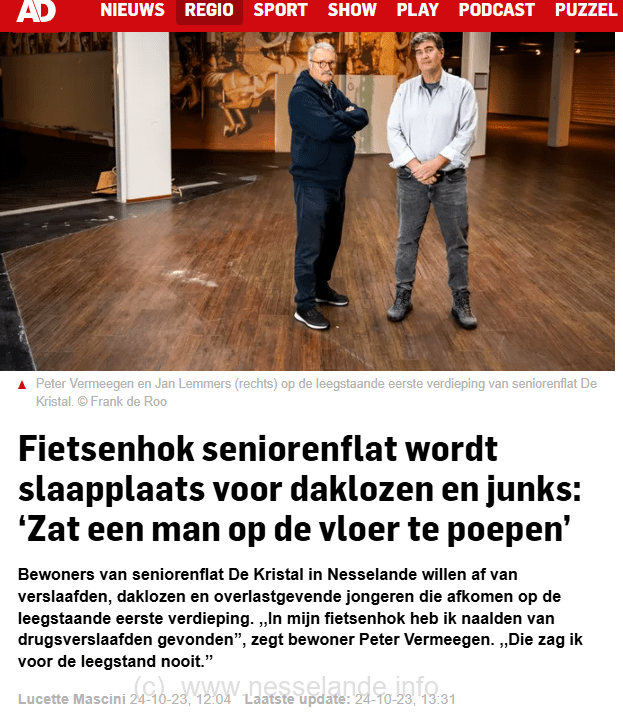 Juist de partijen van deze wijkraadsleden gaat daklozen opvangen in het Huis van de Wijk Nesselande.