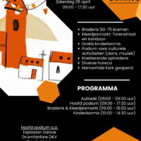 26 april diverse activiteiten Koningsdag in Nieuwerkerk aan den Ijssel