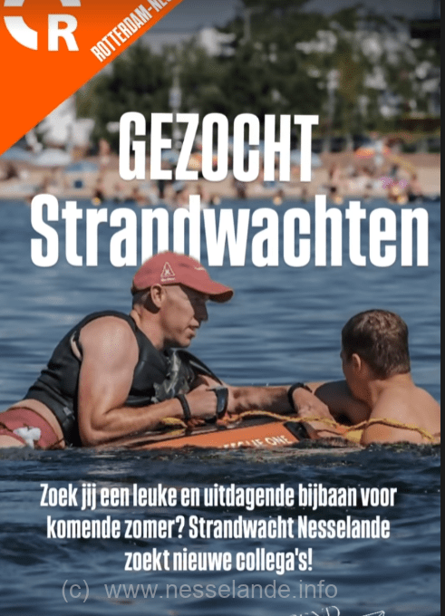 Strand Nesselande zoekt strandwachten