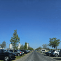Rustig strand Nesselande; Kosboulevard overvol