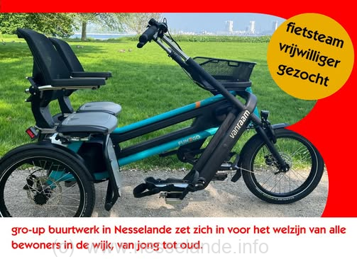 Fietsteam vrijwilliger gezocht voor Gro-up Nesselande