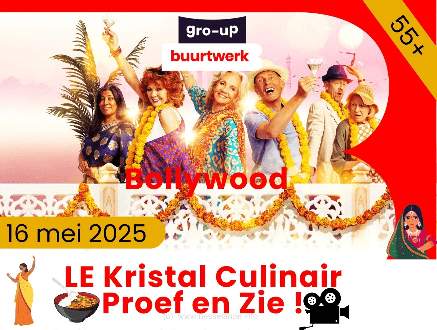Bollywood middag in De Kristal Nesselande 16 mei