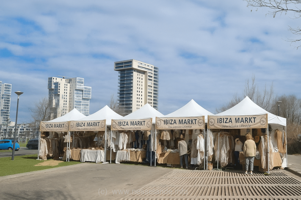 Ibizamarkt aan de Kosboulevard, Nesselande 29 juni 2025