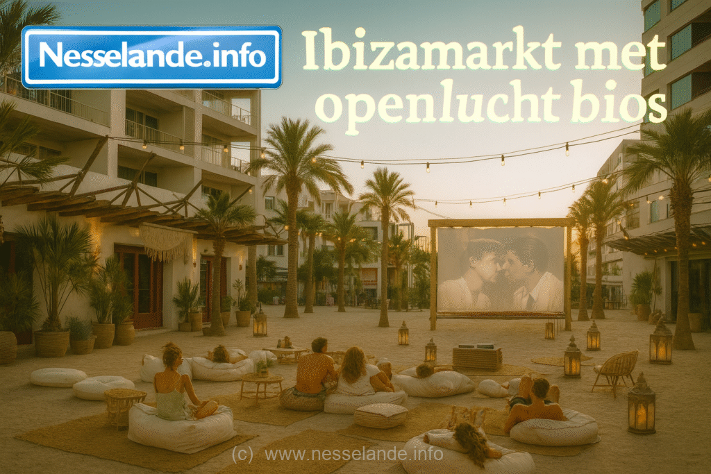 Zondag 7 september op Boulevard Nesselande: Ibizamarkt en Openlucht bios