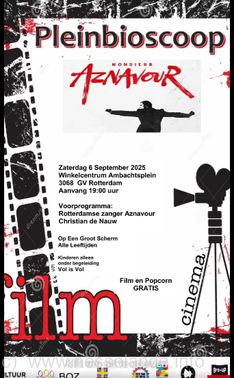 Film en popcorn GRATIS