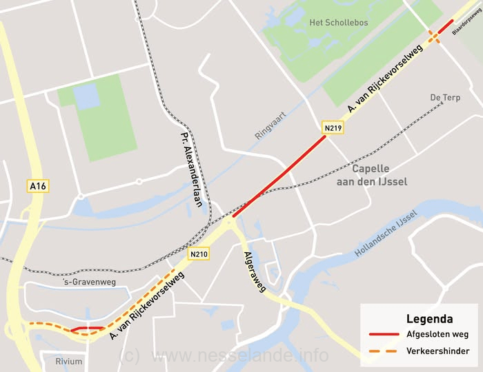 Werkzaamheden Capelle a/d Ijssel - Prins Alexander tot in 2026