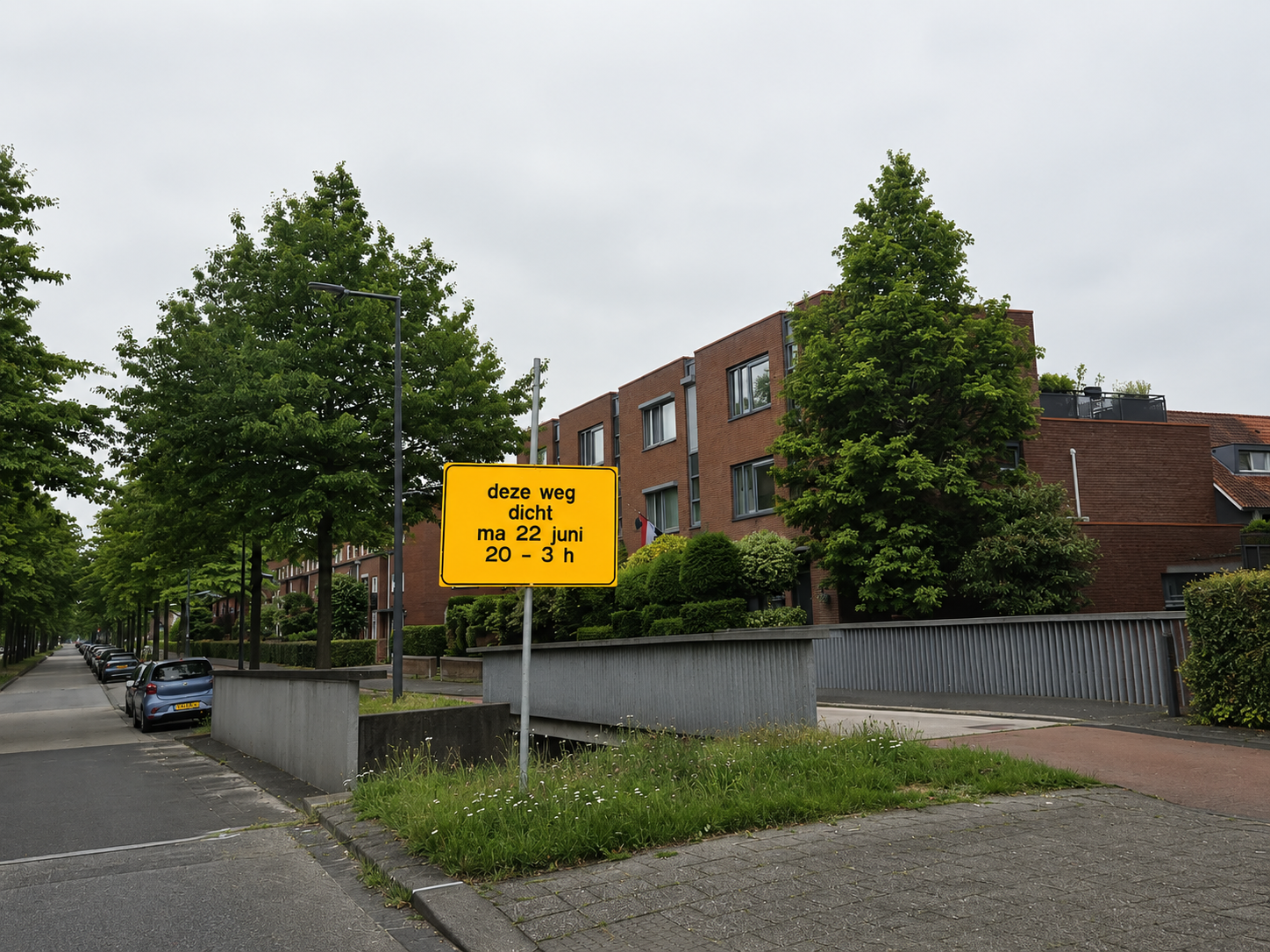22 juni 2026 is de Laan van Avant-Garde deels dicht