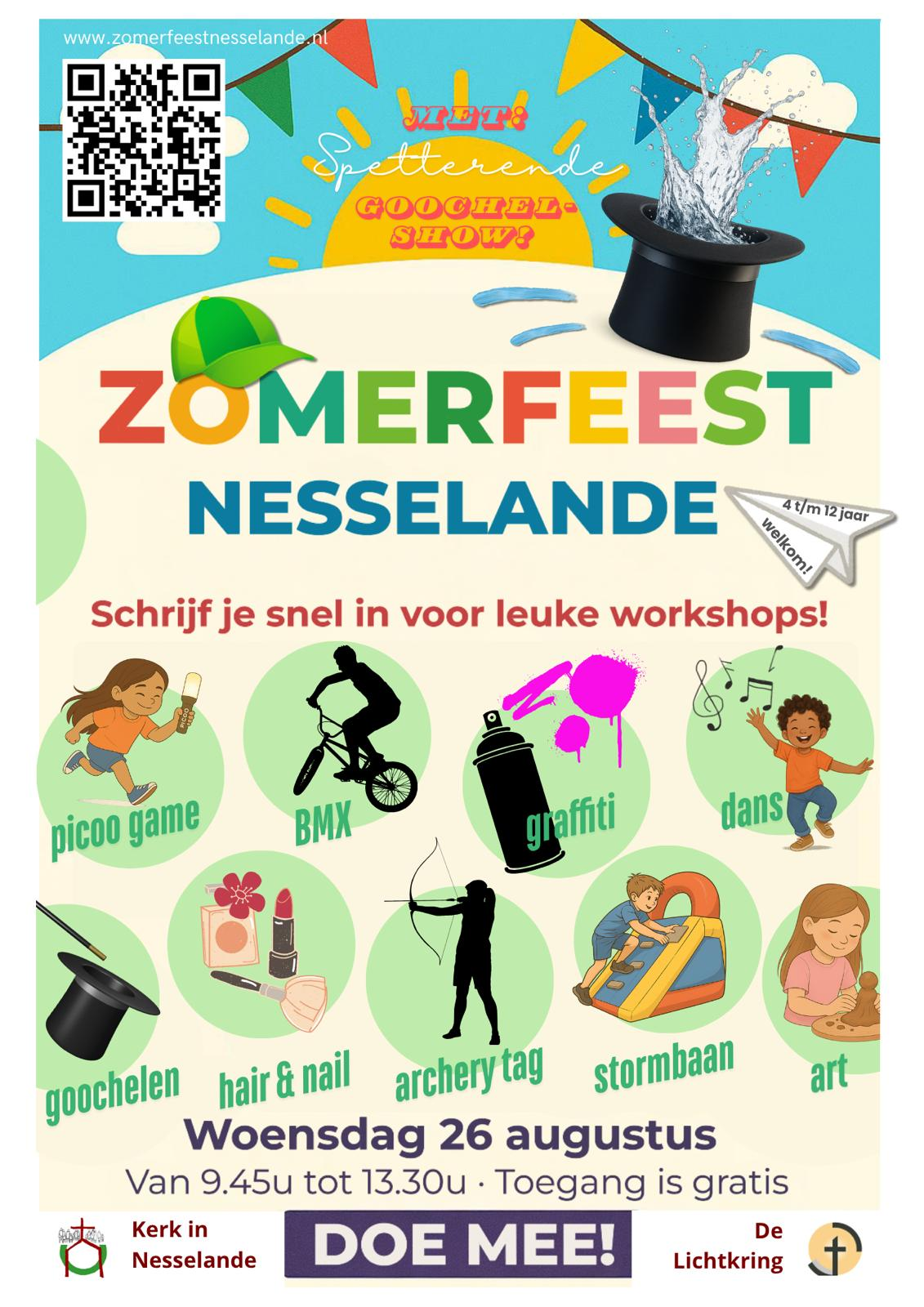 Zomerfeest Nesselande: workshops, dans, knutselen, stormbaan..