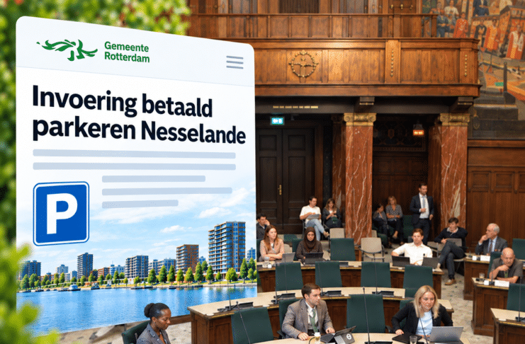 Een een vorm-debat tijdens de Commissie Leefomgeving en Economie op 23 september, stonden vooral de bedrijven en winkelcentra centraal. In een weinig-gevulde raadszaal waar er spontaan geen insprekers meer waren. Bij start vergadering werd een gifgroende tas met brieven en verzoek referendum ingediend. Deze lijkt nog voor het bespreken in de raad al kansloos omdat dit bij de Provinciale Staten in 2027 na invoering betaald parkeren langs zou kunnen komen. Daarbij wordt gemeente-parkeerbelasting niet zomaar terugwerkend geschrapt of krijg een deel van de gemeente niet zomaar een uitzondering krijgen.