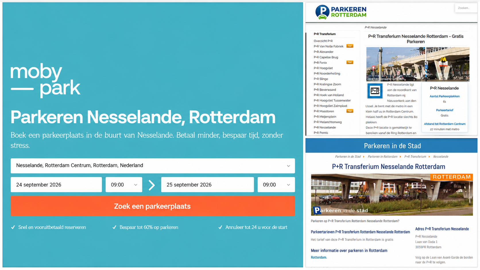 P+R Nesselande online gepromoot als dé gratis poort naar Rotterdam Centrum