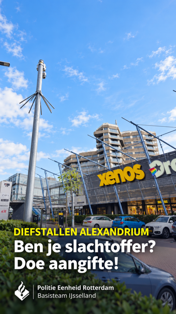 Politie houdt vrouw aan na meerdere diefstallen bij Alexandrium