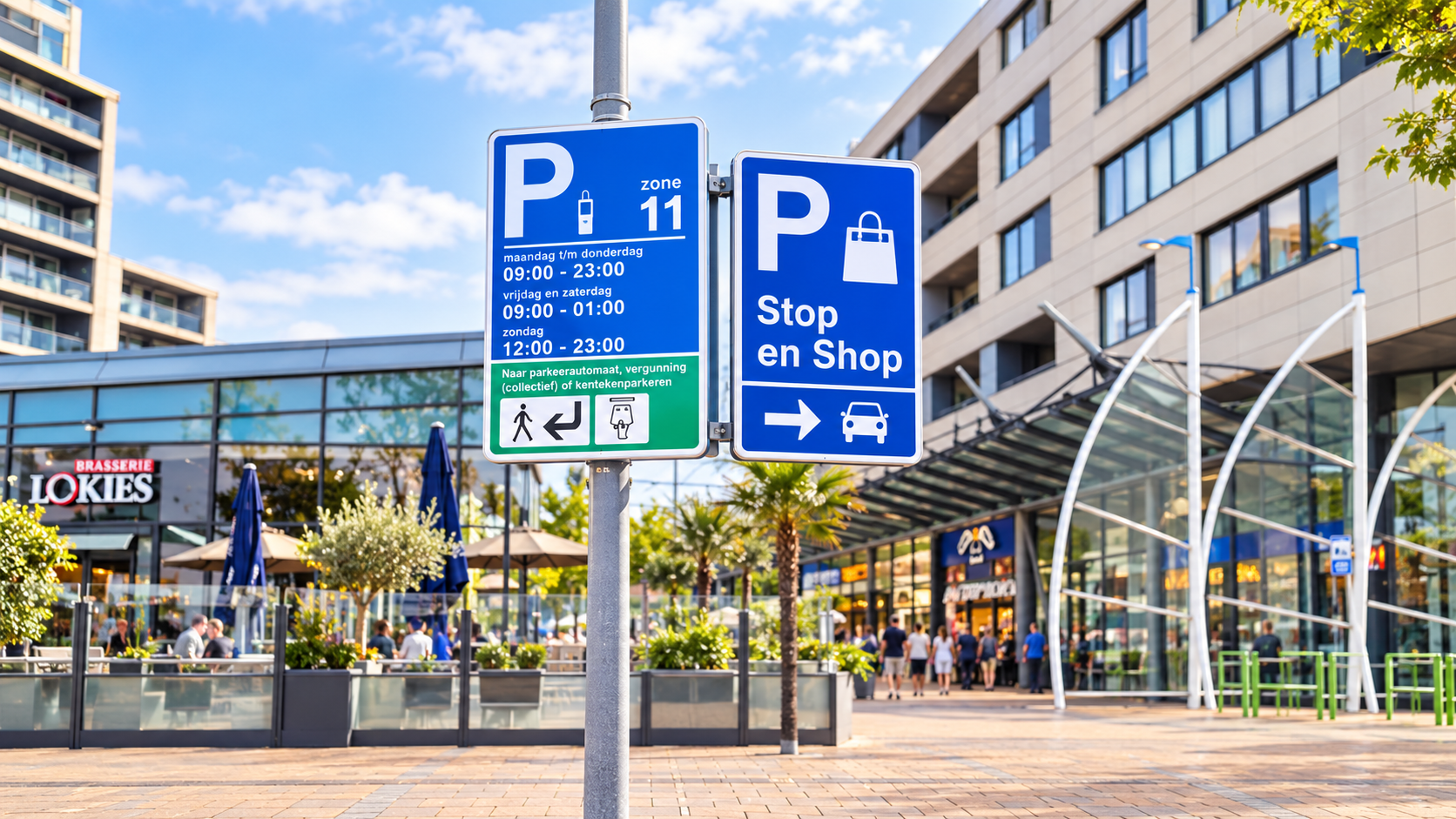 Betaald parkeren Nesselande: wijk krijgt Stop en Shop en Stop en Sport met korting