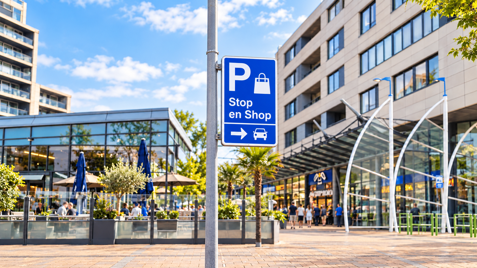 Stop en shop bij winkelcentrum boulevard Nesselande: 20 cent voor het halfuur